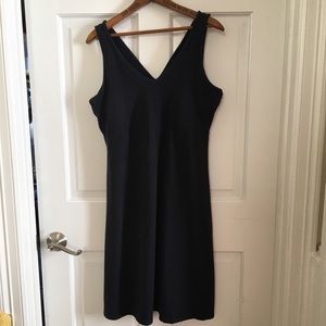 Nau cotton black dress w internal support bra